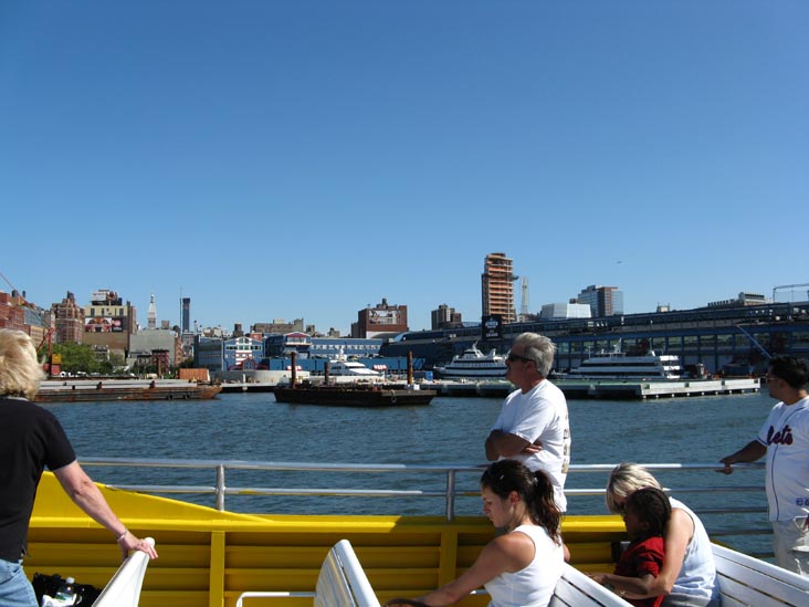 Chelsea Piers From Water Taxi, Hudson River, Midtown Manhattan, September 7, 2008