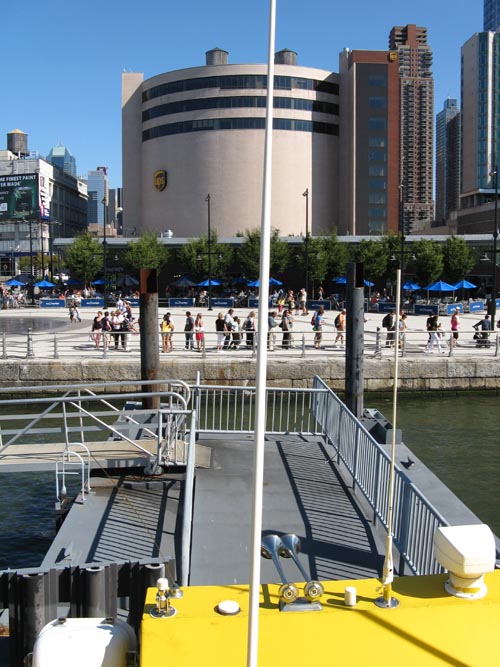 West 44th Street Pier From Water Taxi, Hudson River, Midtown Manhattan, September 7, 2008