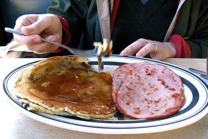 Pancakes and Ham, Bolton Beans, Main Street, Bolton Landing, New York