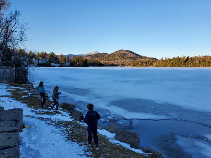 Mirror Lake, Lake Placid, New York, March 29, 2021