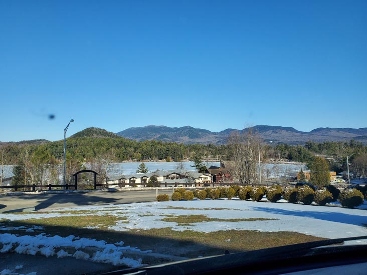 Mirror Lake From Crowne Plaza Lake Placid, Lake Placid, New York, March 29, 2021