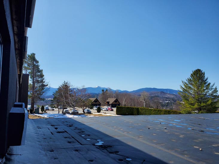 View From Crowne Plaza Lake Placid, Lake Placid, New York, March 30, 2021