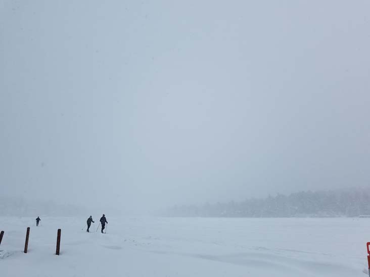 Mirror Lake From Golden Arrow Lakeside Resort, Lake Placid, New York, January 20, 2019