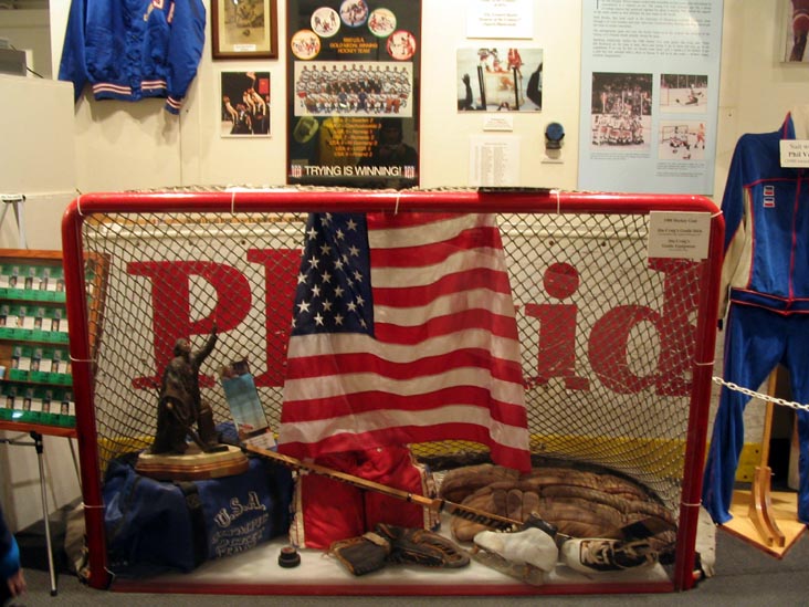 1980 Hockey Goal, 1932 & 1980 Lake Placid Winter Olympic Museum, Olympic Center, 2634 Main Street, Lake Placid, New York