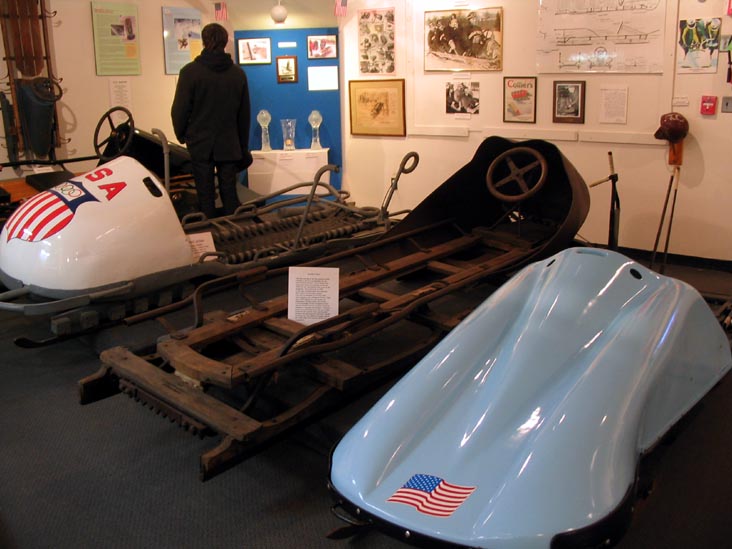 Bobsleds, 1932 & 1980 Lake Placid Winter Olympic Museum, Olympic Center, 2634 Main Street, Lake Placid, New York