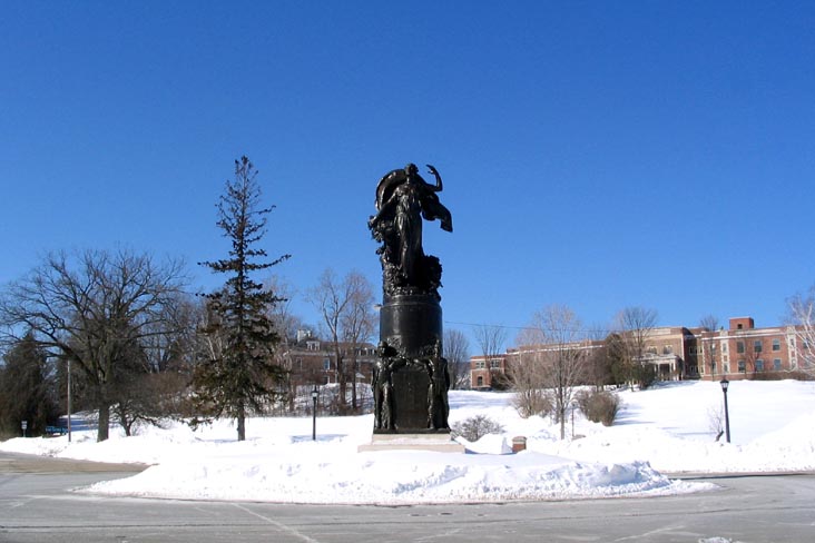 Liberty Monument, Intersection of Route 9N, Montcalm Street and Lord Howe Street, Ticonderoga, New York