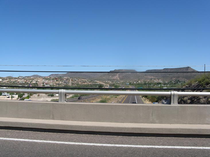 Mud Springs Road Crossing Interstate 17, Black Canyon City, Arizona