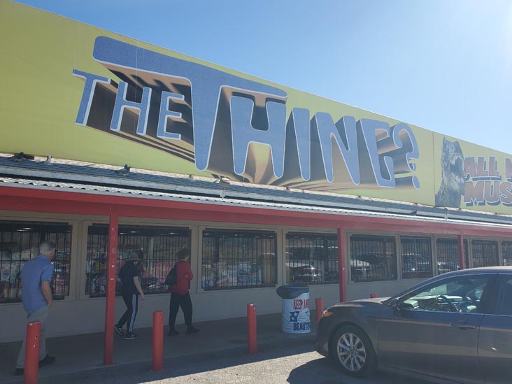 Bowlin's The Thing?, Exit 322, Interstate 10, Cochise County, Arizona, February 21, 2024