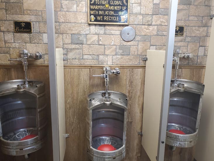 Beer Keg Urinals, Big Nose Kate's Saloon, Tombstone, Arizona, February 20, 2024
