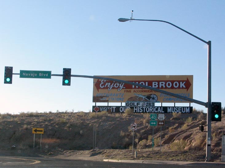 Navajo Boulevard at the Westbound I-40 Off Ramp, Holbrook, Arizona
