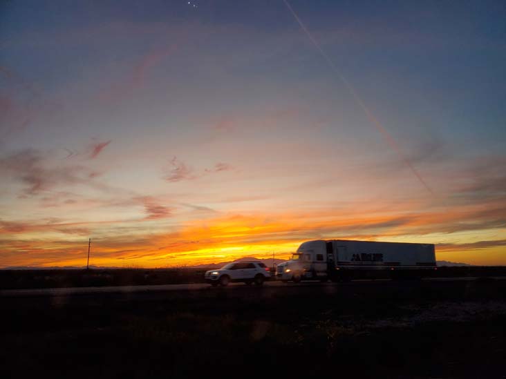 Interstate 10 South of Phoenix, Arizona, February 24, 2023