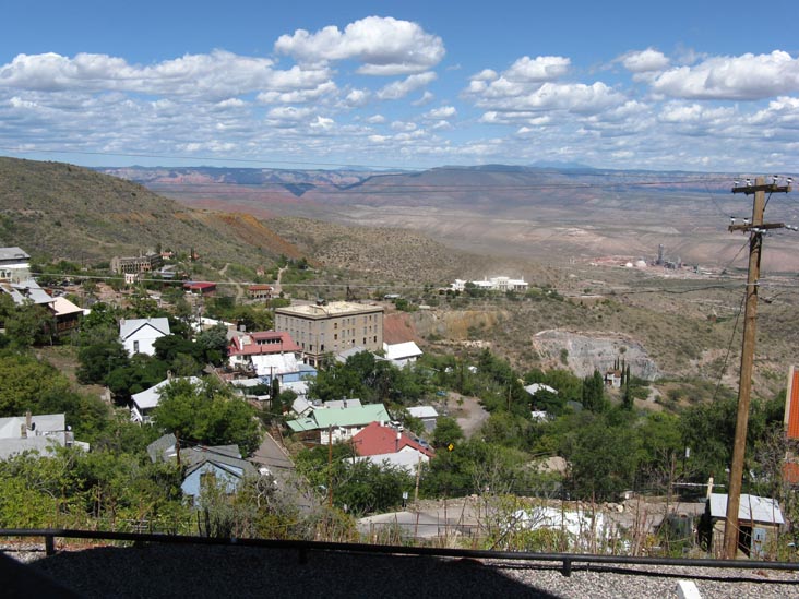 View of Jerome and Verde Valley From The Asylum, Jerome Grand Hotel, 200 Hill Street, Jerome, Arizona