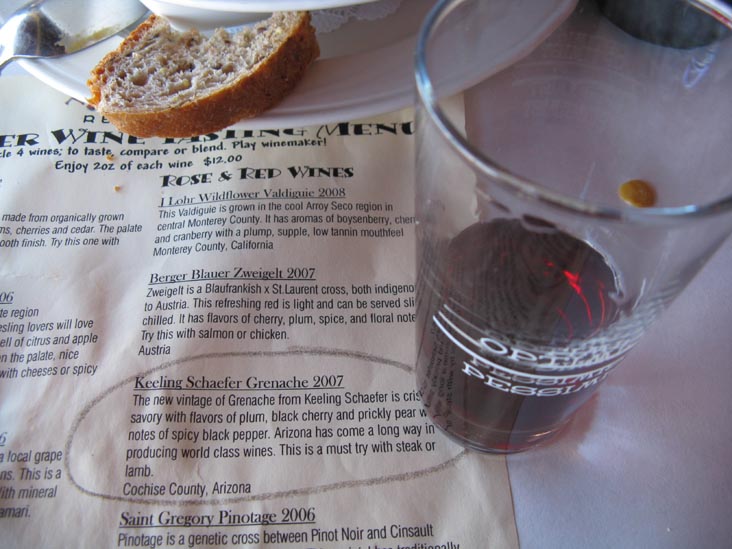 Grenache, The Asylum, Jerome Grand Hotel, 200 Hill Street, Jerome, Arizona