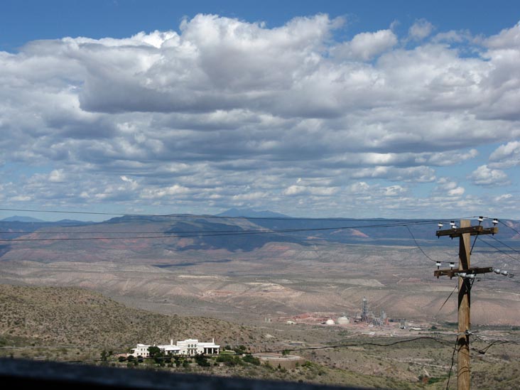 View of Jerome and Verde Valley From The Asylum, Jerome Grand Hotel, 200 Hill Street, Jerome, Arizona