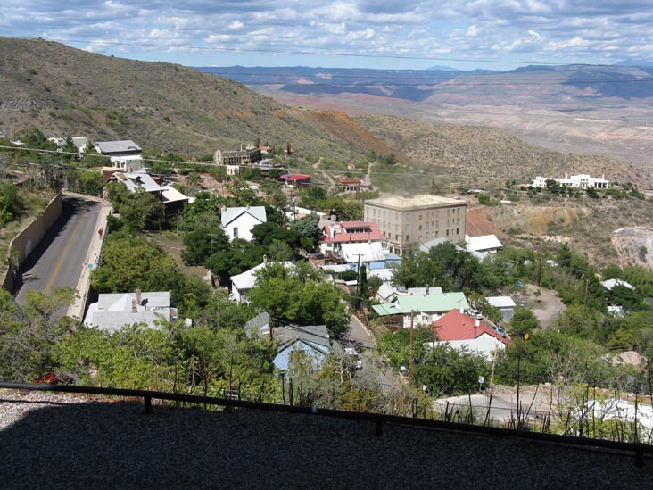 View of Jerome and Verde Valley From The Asylum, Jerome Grand Hotel, 200 Hill Street, Jerome, Arizona