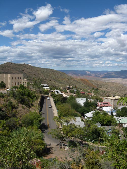 View of Jerome and Verde Valley From The Asylum, Jerome Grand Hotel, 200 Hill Street, Jerome, Arizona