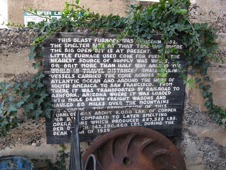 Blast Furnace, Upper Park, Main Street, Jerome, Arizona