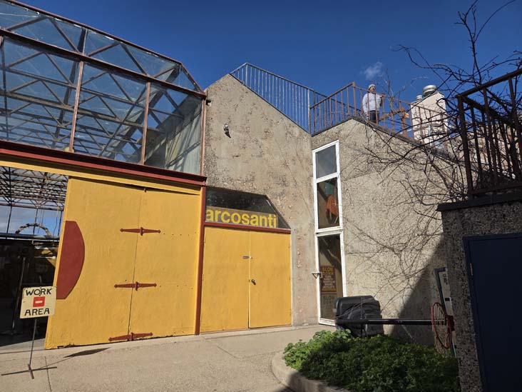 Work Area by The Vaults, Arcosanti, Mayer, Arizona, February 19, 2026