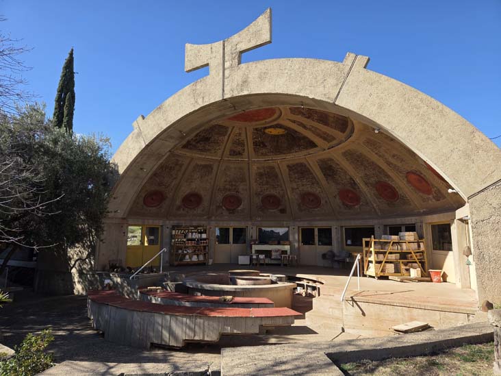 Ceramics Apse, Arcosanti, Mayer, Arizona, February 19, 2026