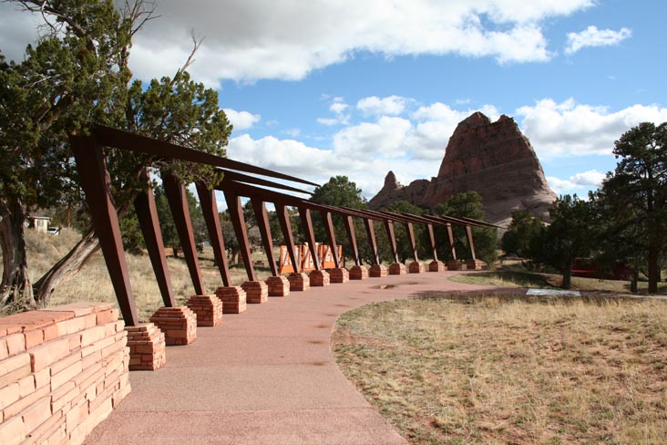 Veterans Memorial, Window Rock Tribal Park, Window Rock, Navajo Nation, Arizona