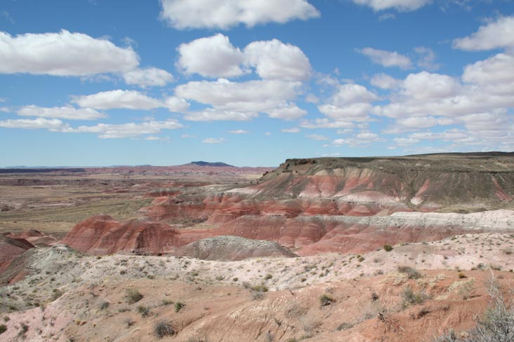 Whipple Point, Painted Desert, Petrified Forest National Park, Arizona, March 30, 2007