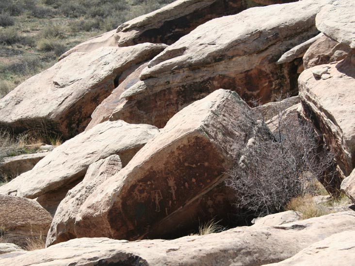Petroglyph, Puerco Pueblo, Petrified Forest National Park, Arizona