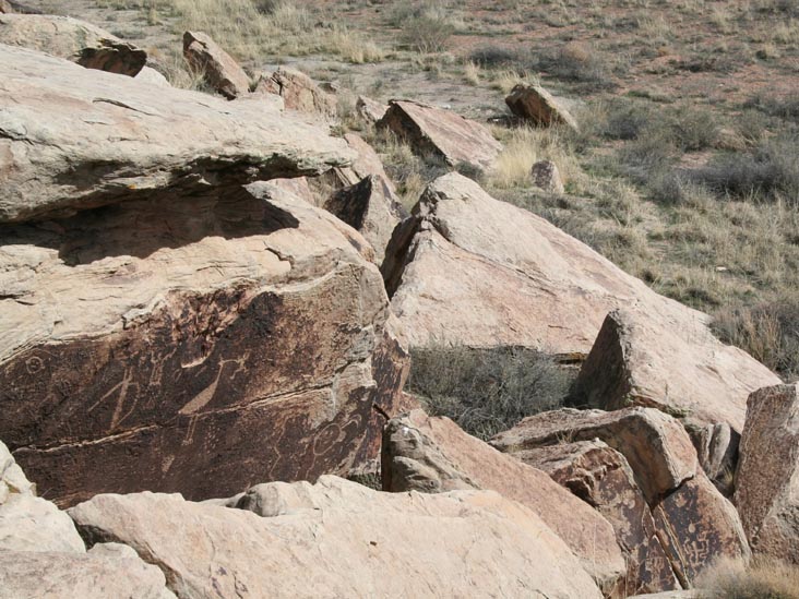 Petroglyph, Puerco Pueblo, Petrified Forest National Park, Arizona