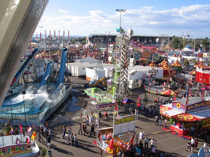 Fairgrounds From La Grande Wheel, Arizona State Fair, Phoenix, Arizona