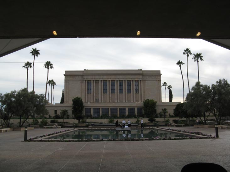 The Church of Jesus Christ of Latter-day Saints Arizona Temple From Visitors Center, 101 South LeSueur Street, Mesa, Arizona