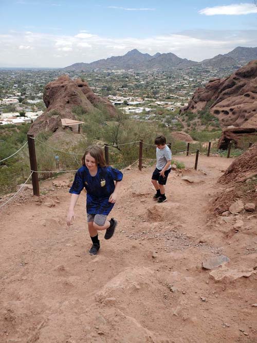 Echo Canyon Trail, Camelback Mountain, Phoenix, Arizona, February 21, 2023