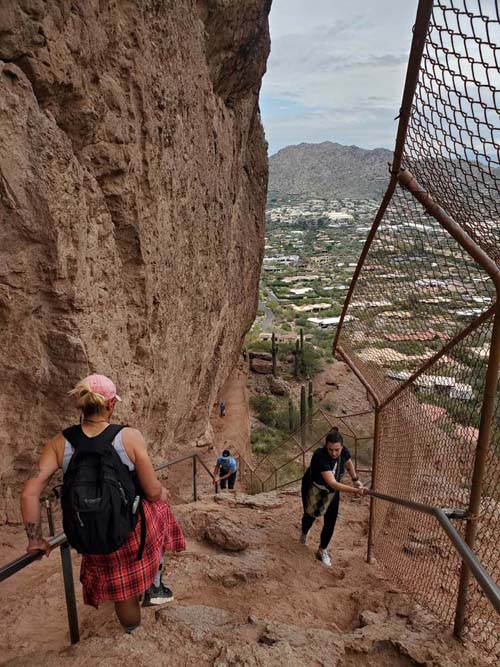 Echo Canyon Trail, Camelback Mountain, Phoenix, Arizona, February 21, 2023