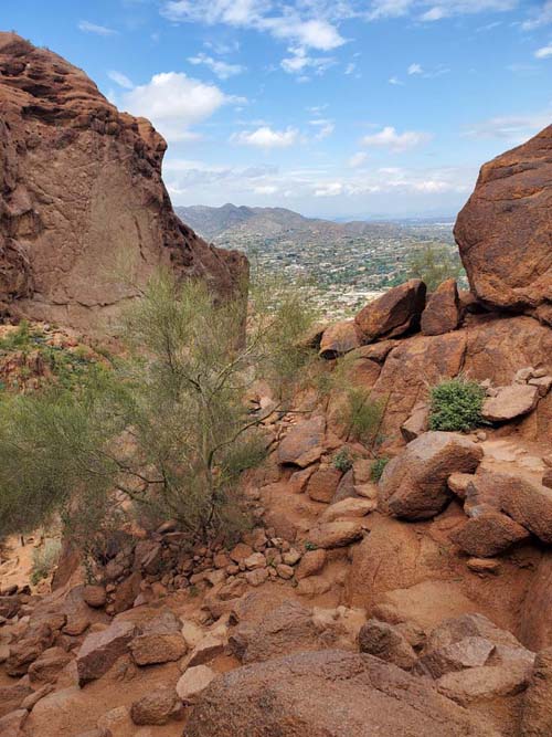 Echo Canyon Trail, Camelback Mountain, Phoenix, Arizona, February 21, 2023