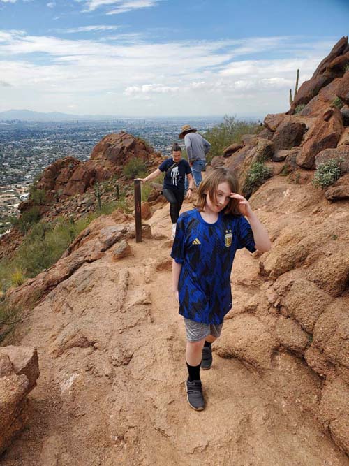 Echo Canyon Trail, Camelback Mountain, Phoenix, Arizona, February 21, 2023