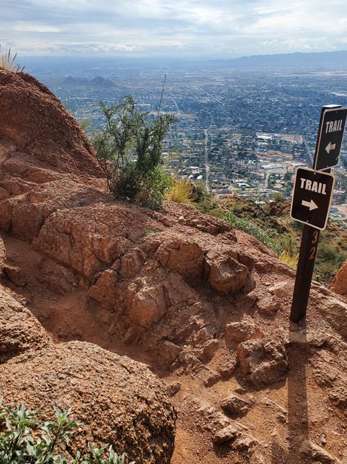 Echo Canyon Trail, Camelback Mountain, Phoenix, Arizona, February 21, 2023
