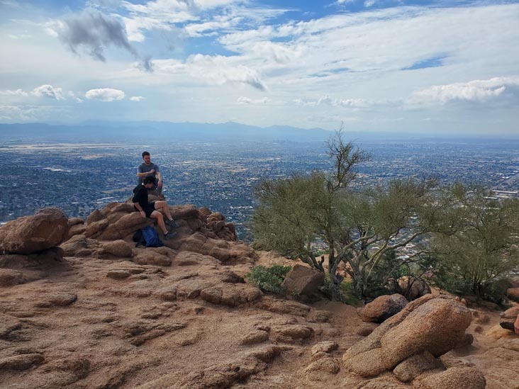 Summit, Echo Canyon Trail, Camelback Mountain, Phoenix, Arizona, February 21, 2023