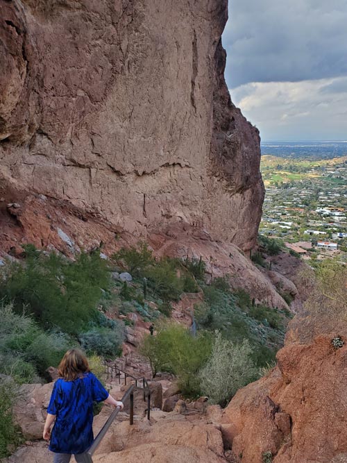 Echo Canyon Trail, Camelback Mountain, Phoenix, Arizona, February 21, 2023