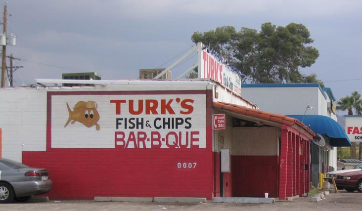 Turk's Fish & Chips Bar-B-Que, 6607 South Central Avenue, Phoenix, Arizona