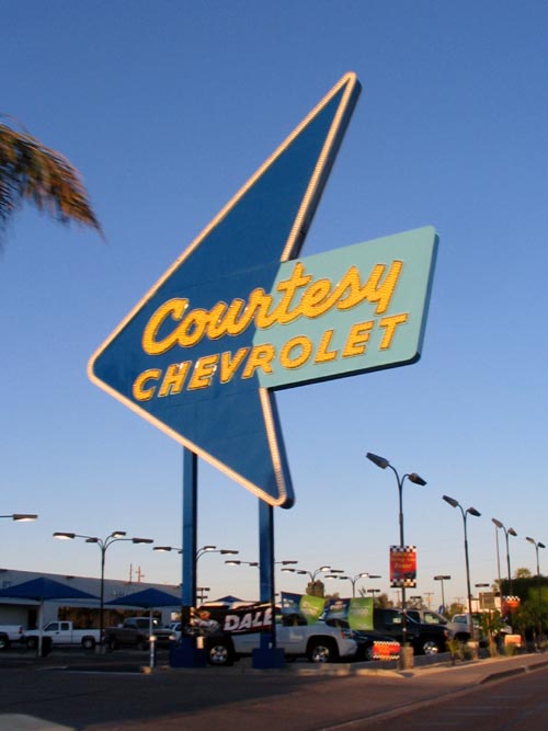 Courtesy Chevrolet, 1233 East Camelback Road, Phoenix, Arizona