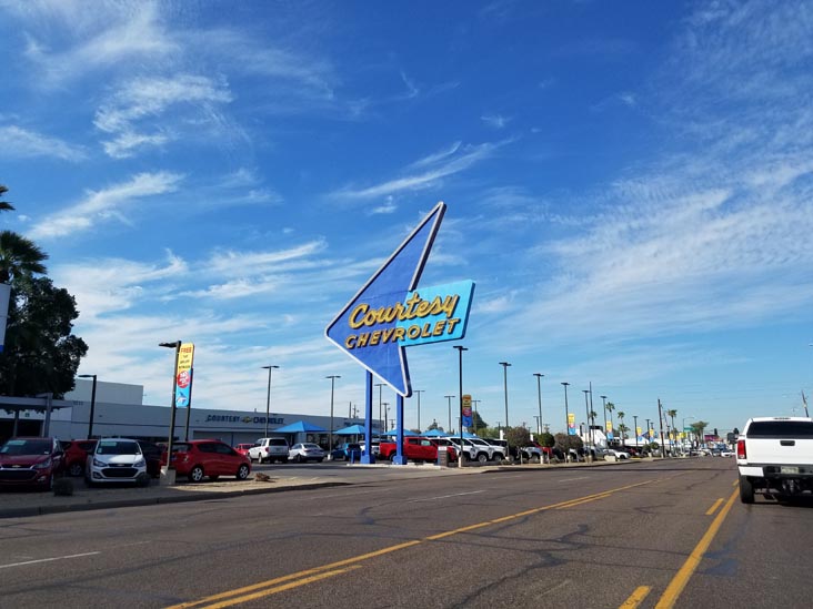 Courtesy Chevrolet, 1233 East Camelback Road, Phoenix, Arizona, February 19, 2020