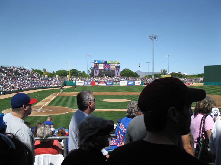 Chicago Cubs vs. San Diego Padres Spring Training, Hohokam Stadium, 1235 North Center Street, Mesa, Arizona, March 27, 2010