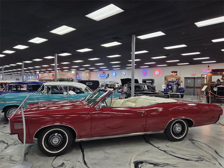 1966 Pontiac LeMans 326 Convertible, Martin Auto Museum, Glendale, Arizona, February 17, 2026
