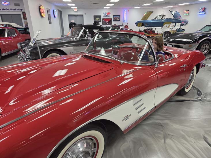 1961 Chevrolet Corvette C1 Convertible, Martin Auto Museum, Glendale, Arizona, February 17, 2026