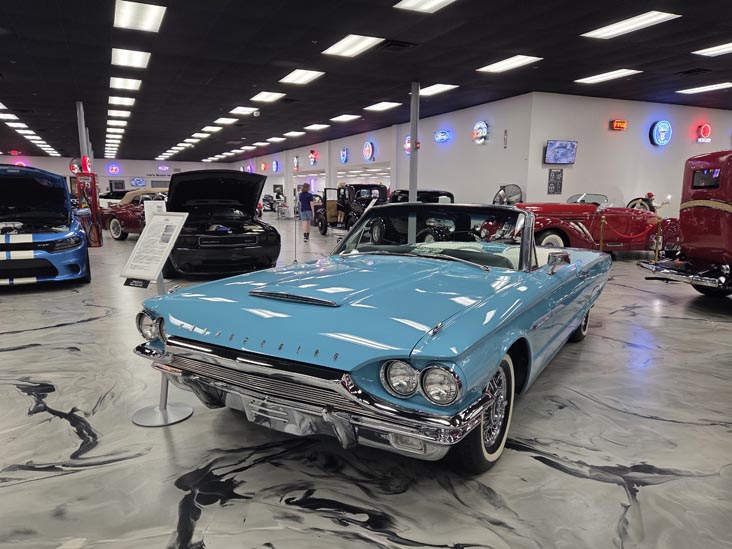 1964 Ford Thunderbird Convertible, Martin Auto Museum, Glendale, Arizona, February 17, 2026