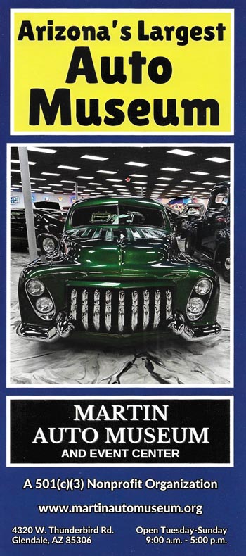 Martin Auto Museum Brochure