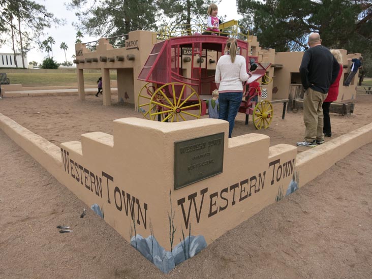 Western Town, McCormick-Stillman Railroad Park, 7301 East Indian Bend Road, Scottsdale, Arizona, December 20, 2014