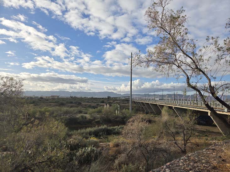 Rio Salado Habitat Restoration Area From NE Central Avenue Trailhead, Phoenix, Arizona, December 17, 2026
