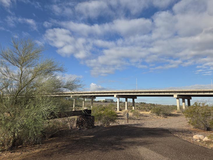 North Overbank Trail Near 16th Street, Rio Salado Habitat Restoration Area, Phoenix, Arizona, December 17, 2026
