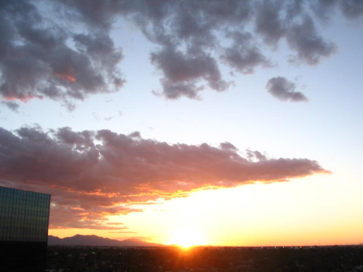 Sunset, Phoenix, Arizona, January 15, 2006, 5:39 p.m.