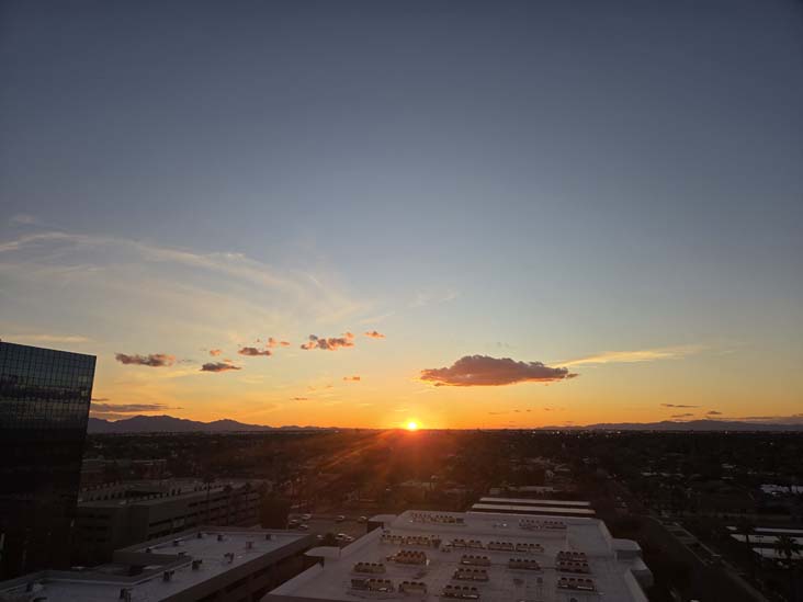 Sunset, Phoenix, Arizona, February 17, 2026, 6:12 p.m.