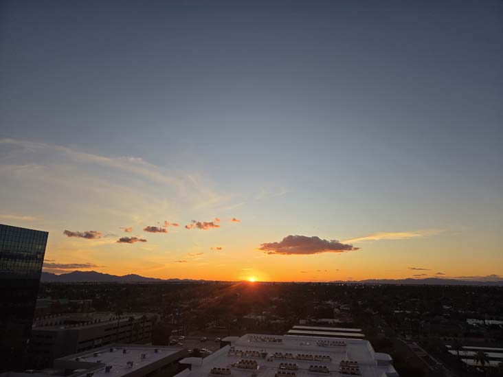 Sunset, Phoenix, Arizona, February 17, 2026, 6:13 p.m.